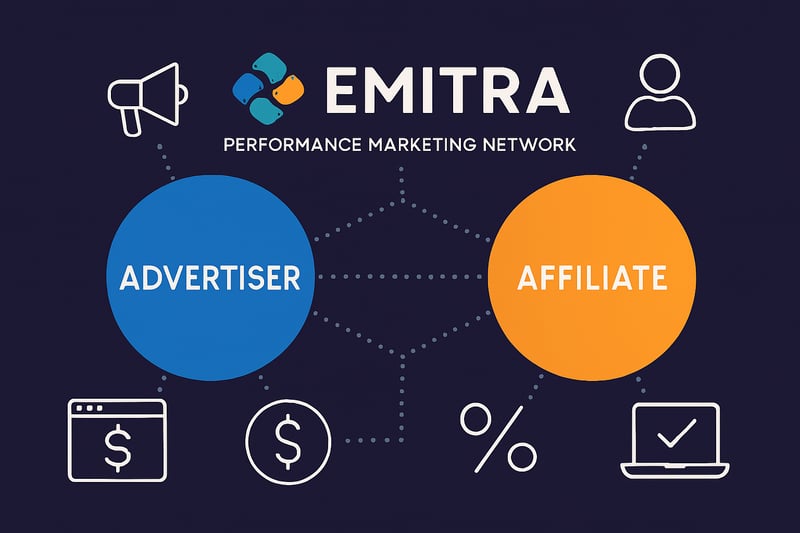 Emitra performance marketing network connecting advertisers and affiliates